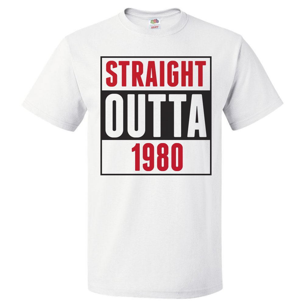 45th Birthday Gift For 45 Year Old Straight Outta 1980 Shirt